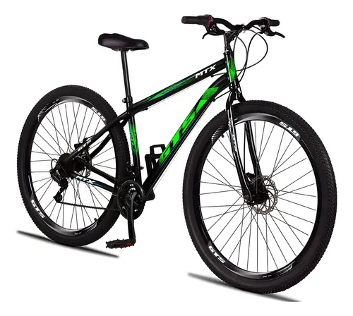 Bicicleta aro 29 GTS MTX aco carbono 21 marchas freio disco