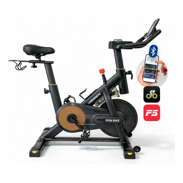 Bicicleta Ergométrica Spinning Winnek SYNC Magnética 13kg Bluetooth Fitshow